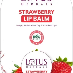 Lotus Herbals Lip Balm Strawberry, 5gm