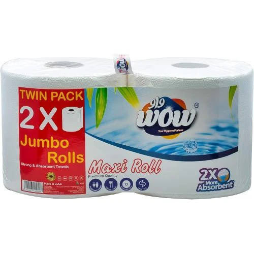 Wow Maxi Roll 2 Ply Twin Pack