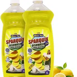 Silverpot Lemon Dish Wash 1 Ltr x 2