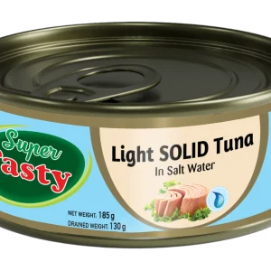 Super Tasty Light Meat Solid Tuna In Salt Water 185g x 3 Pieces