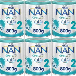 NAN Optipro Stage 2, From 6 to 12 Months, 800g x 6