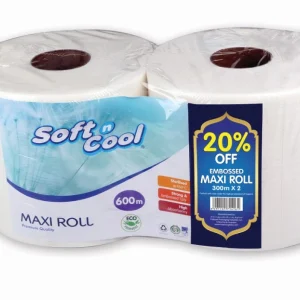 Hotpack Soft N Cool Twin Pack Maxi Roll 300 Meter