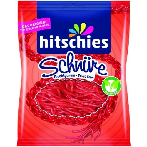 Hitschies Laces Strawberry 125g