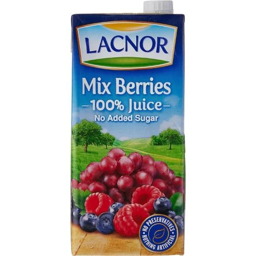 Lacnor Essential Long Life 100% Mix Berry Juice 1 Lt