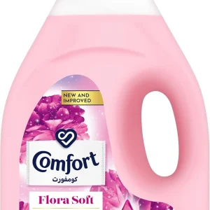 Comfort Liquid Fabric Softener Flora Soft 4 x 4 Lt