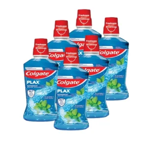Colgate Plax Mouthwash, Peppermint 500 ml (Pack of 6)