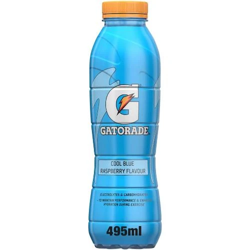 Gatorade Sports Drink Cool Blue Raspberry Pet 495 ml x 12