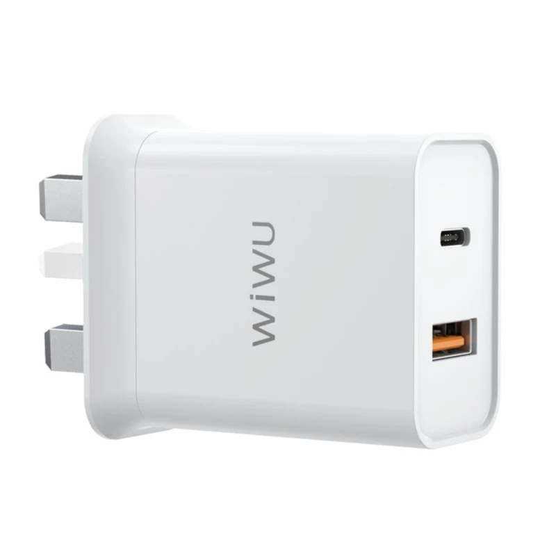 Wiwu Comet Type-C UK Power Adapter 20W PD 3.0 White