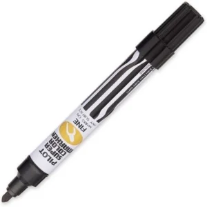 Pilot Super Color Permanent Marker Black, 12 Pieces