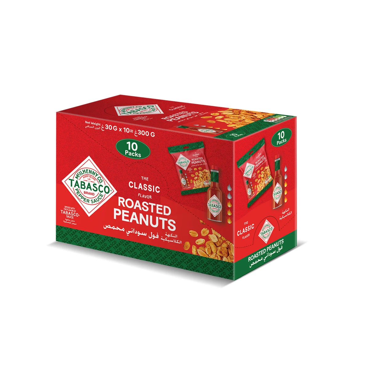 Tabasco Roasted Peanuts 30G x 10 Pieces