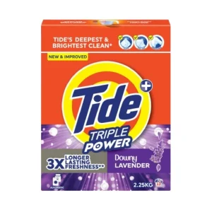 Tide Fast action Laundry Detergent Powder with Lavender 2 x (2 x 2.5 KG)
