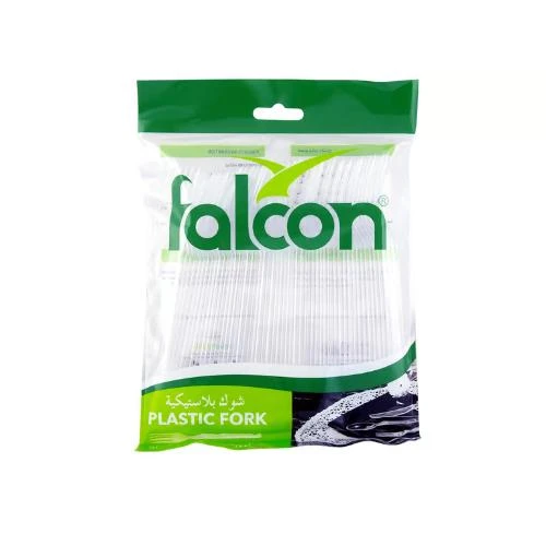 Falcon Plastic Fork White Pack Of 50