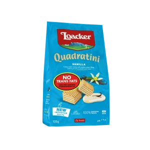 Loacker Quadratini Vanilla Wafer 12 x 125g
