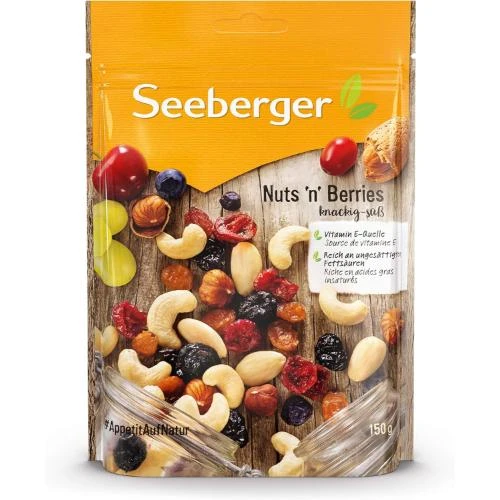 Seeberger Nuts N Berries 150g,Expiry Date 18 Nov 2025