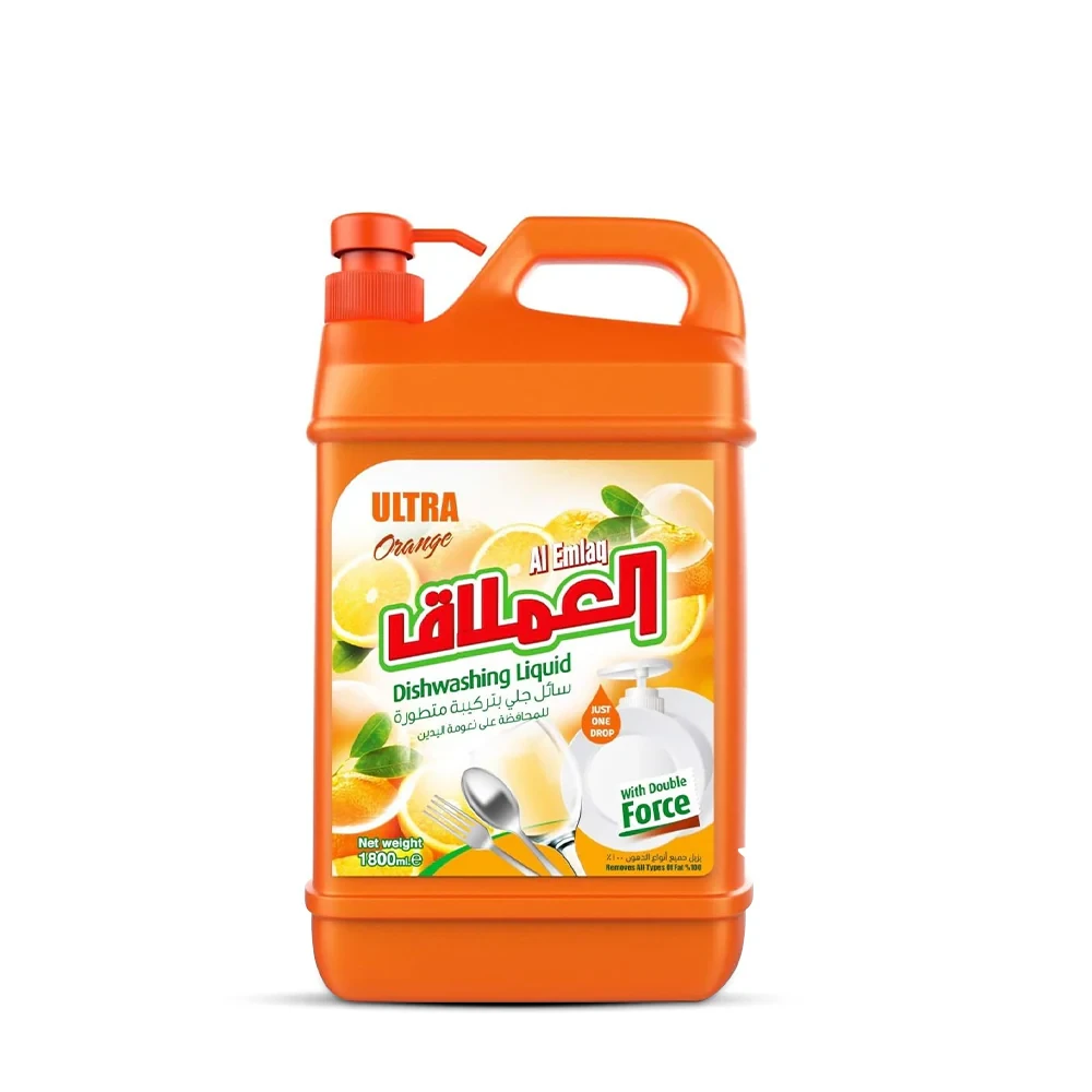 Al Emlaq Dish Wash Orange, 1800 ml