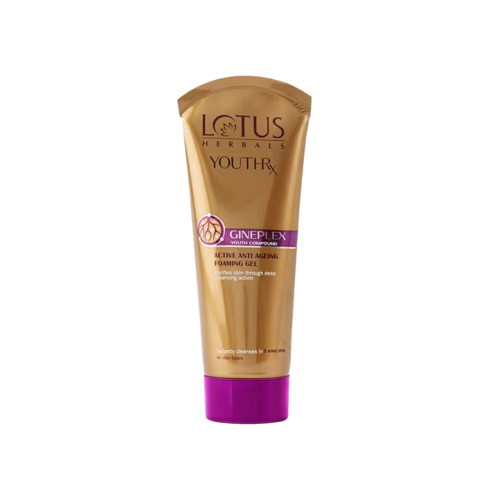 Lotus Herbals Youthrx Active Anti Ageing Foaming Gel, 100Gm
