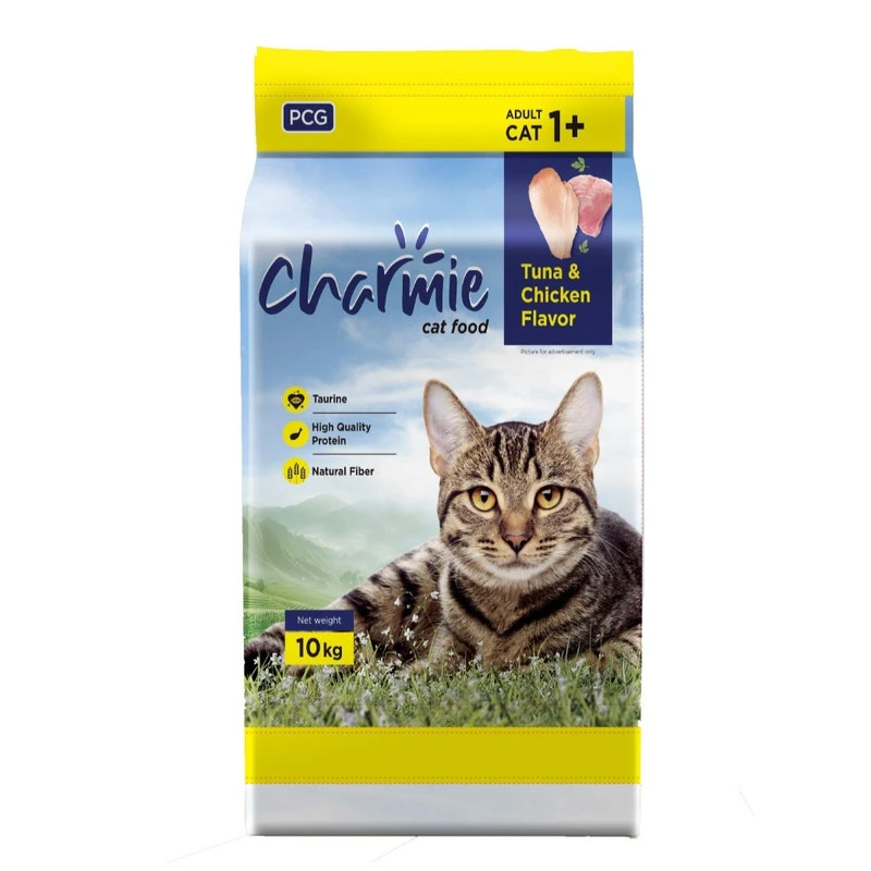 Charmie Dry Cat Food - Tuna And Chicken Flavor 10Kg