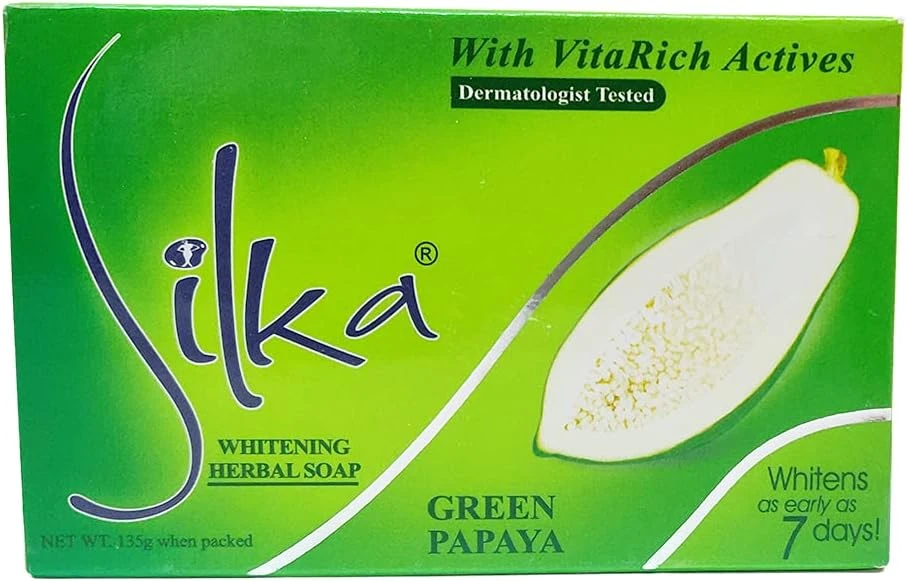 Silka Green Papaya Soap, 135g