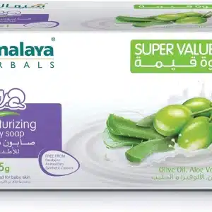 Himalaya Moisturizing Baby Soap | No Parabens & Synthetic Colors | Gently Cleanses the Skin -125g x 6