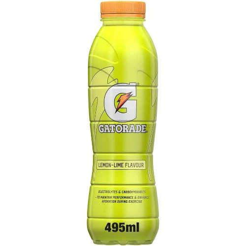 Gatorade Sports Drink Lemon Lime Pet 495 ml x 12