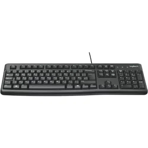 Logitech K120 Corded Keyboard EN/AR Black - 920-002495
