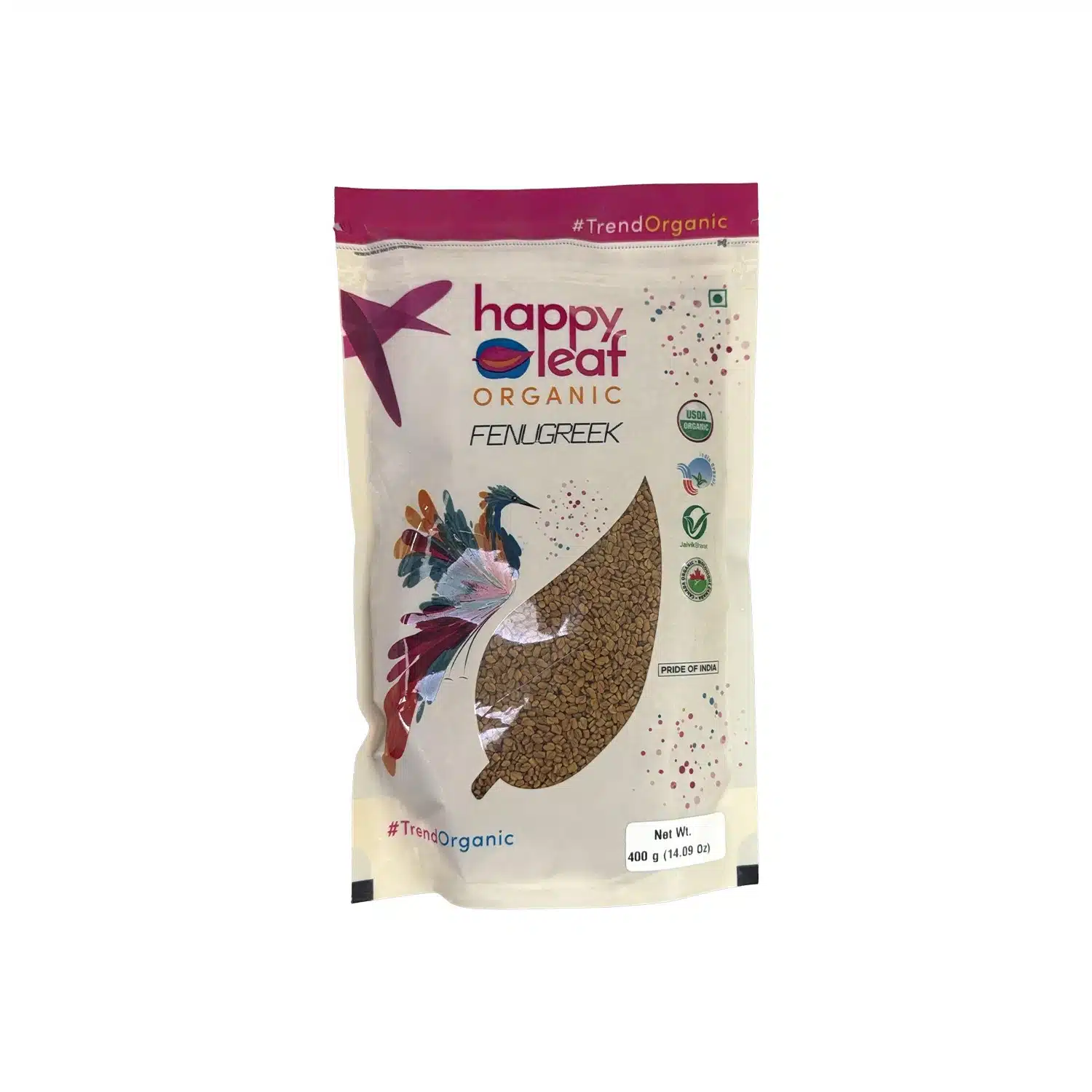 Happy Leaf Organic Fenugreek 400g