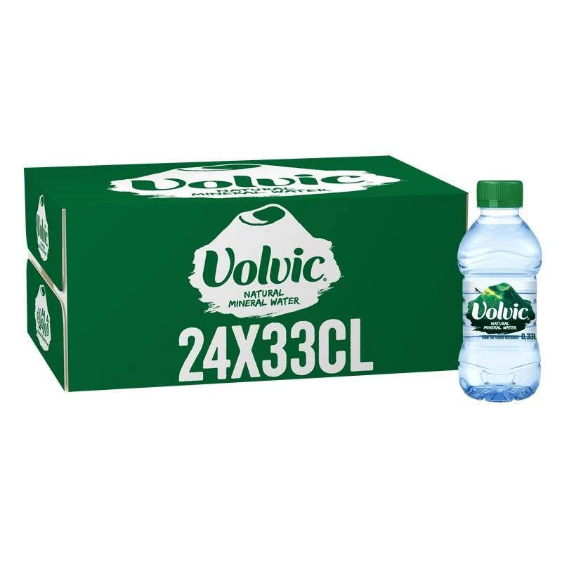 Volvic Natural Mineral Water 330 ml x 24