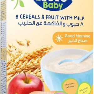 Hero Baby 8 Cereals & Fruit With Milk 150 Gm
