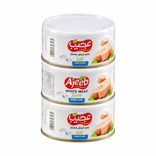 Ajeeb White Meat Tuna in Water 170g x 3