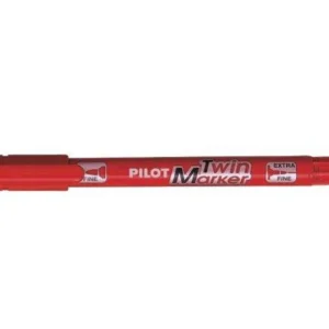 Pilot Twin Marker Red, 12 Pieces
