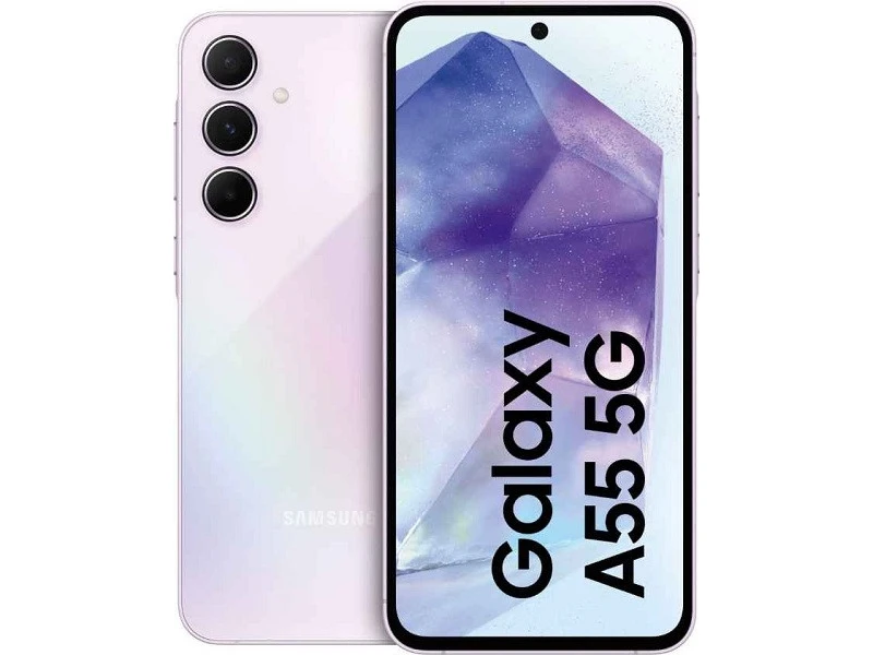 Samsung A55 5G 256GB 8GB Lilac UAE Version