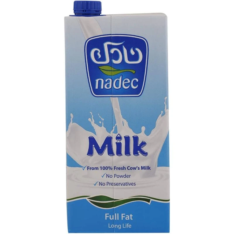 Nadec Full Fat Milk 1 Lt x 12