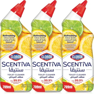 Clorox Toilet Cleaner Madagascar Citrus Grove 3 x 709 ml