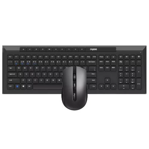 Rapoo 8210M Wireless Keyboard and Mouse Combo AR Black -14206