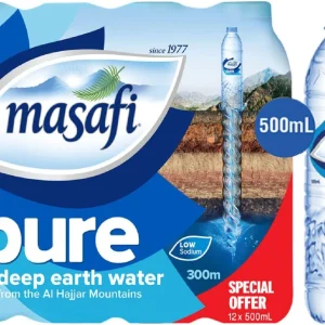 Masafi Mineral Water Shrink Wrap 500 ml x 12