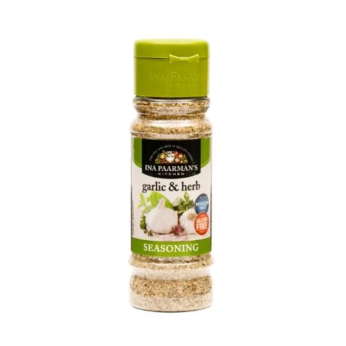 Ina Paarman's Seasoning Reduced Sodium Garlic & Herb 200g , Expiry Date 10 Dec 2025