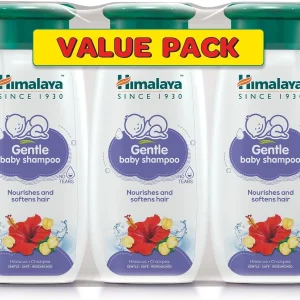 Himalaya No Tears Gentle Baby Shampoo With Hibiscus & Chickpeas, 400ml X 3 Value Pack