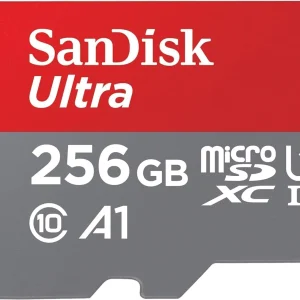 SanDisk Ultra MicroSD Card, 256GB - SDSQUNR-256G-GN3MN