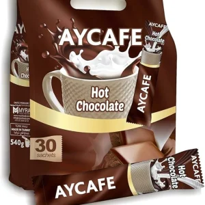 Aycafe Instant Hot Chocolate Pouch - 18g x 30 Sachets, 540g