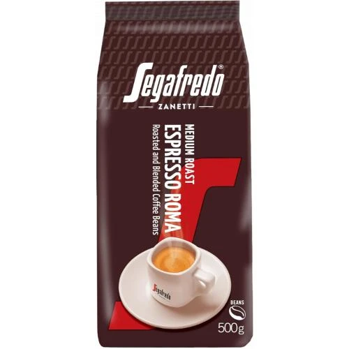 Segafredo Espresso Roma Medium Roast Coffee Beans 500g