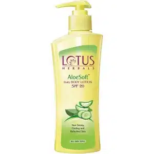 Lotus Herbals Aloesoft Daily Body Lotion Spf 20, 250ml