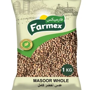 Farmex Premium Quality Masoor Whole, 1 Kg