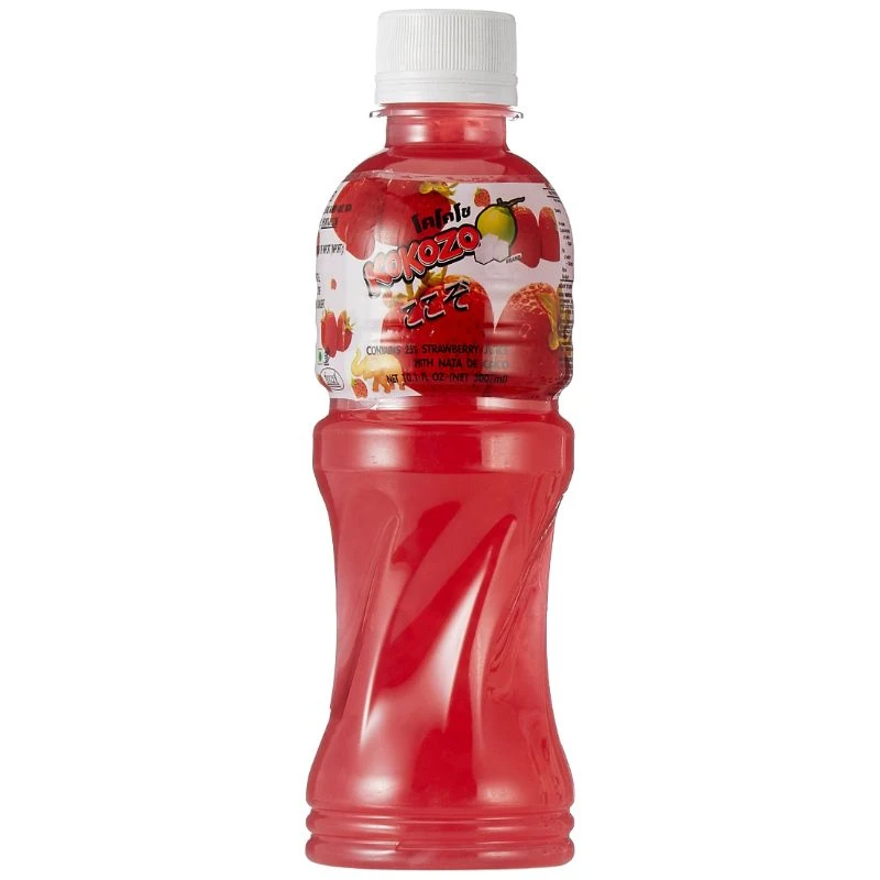 Kokozo Strawberry Juice With Nata De Coco 320ml