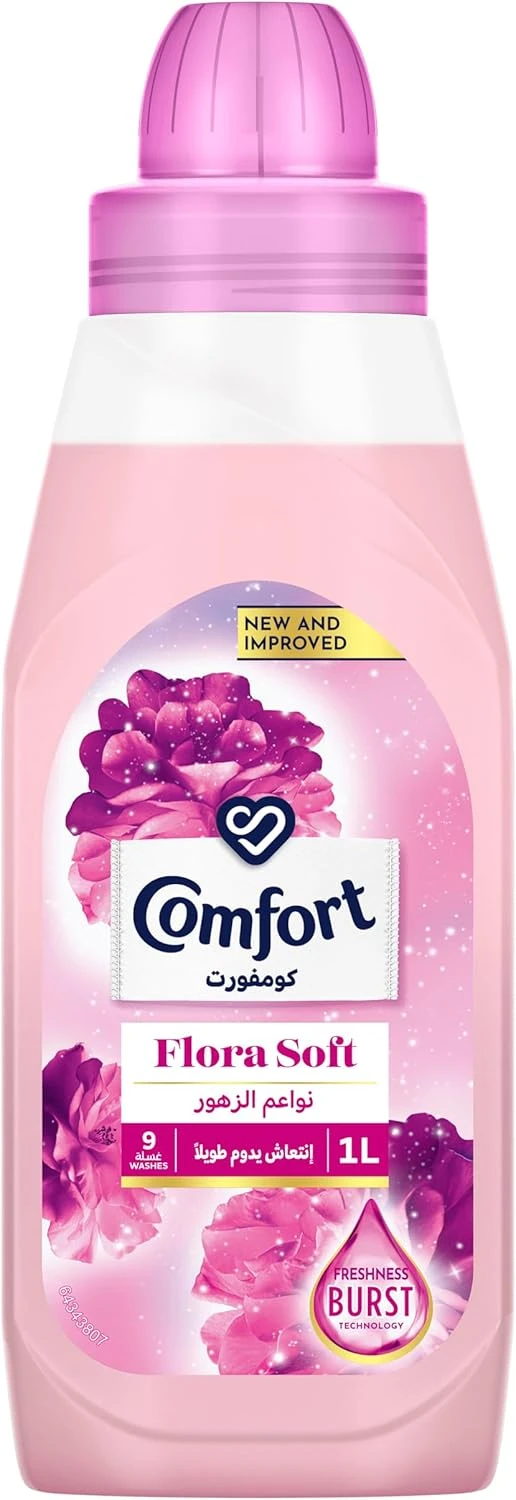 Comfort Fabric Softener Flora Soft 16 x 1 Lt