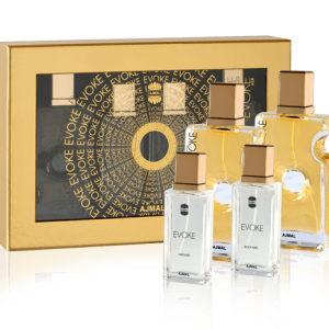 Evoke Gift Set for Women | EDP 75ml, Hair Mist 50ml & Body Mist 50ml