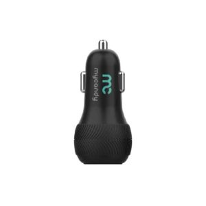Mycandy Car Charger 32W Dual Type C And Usb With C To C Cable Black